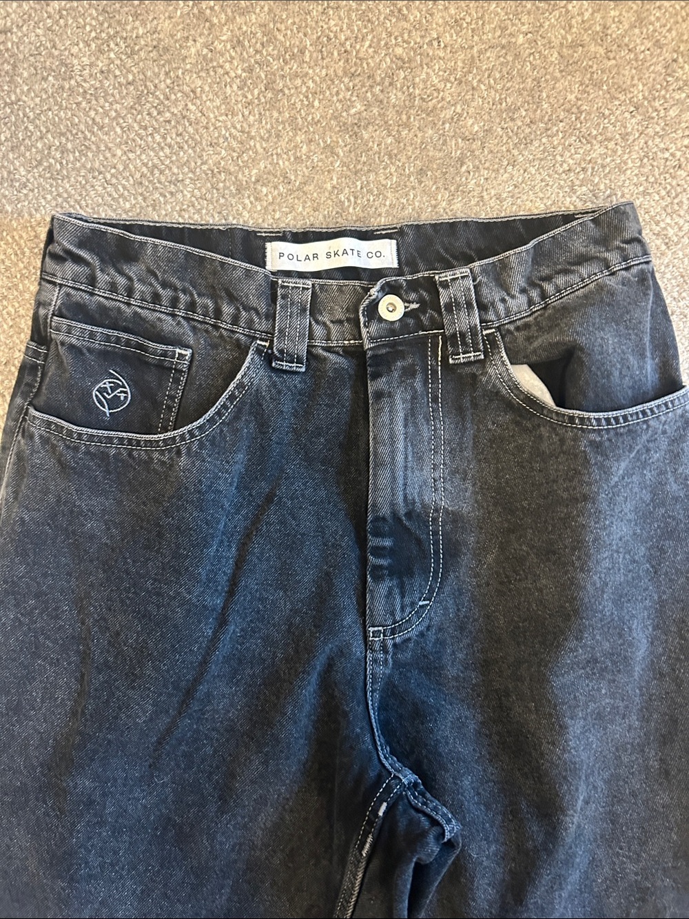 Polar skate co. Big Boy baggie denim